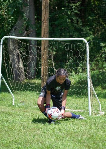 Lucas Burgos and Clive Williams Keeper Training