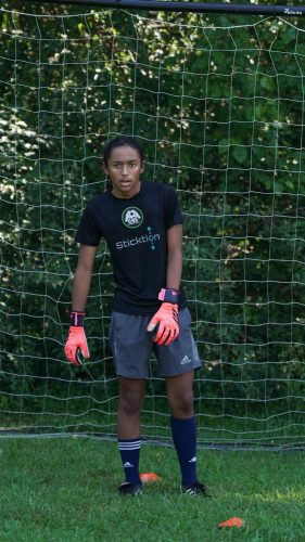 Lucas Burgos and Clive Williams Keeper Training