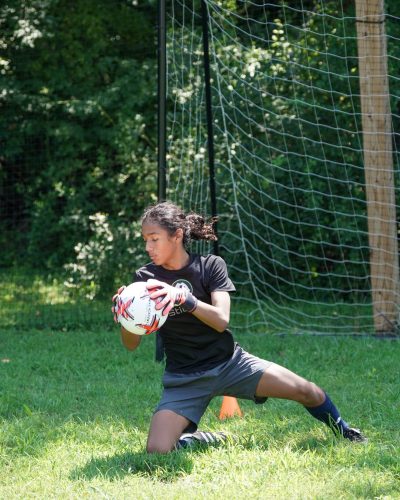 Lucas Burgos and Clive Williams Keeper Training